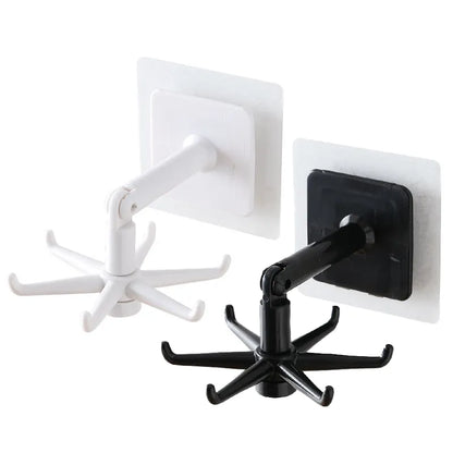 360 Self-Adhesive Rotating Kitchen Hooks