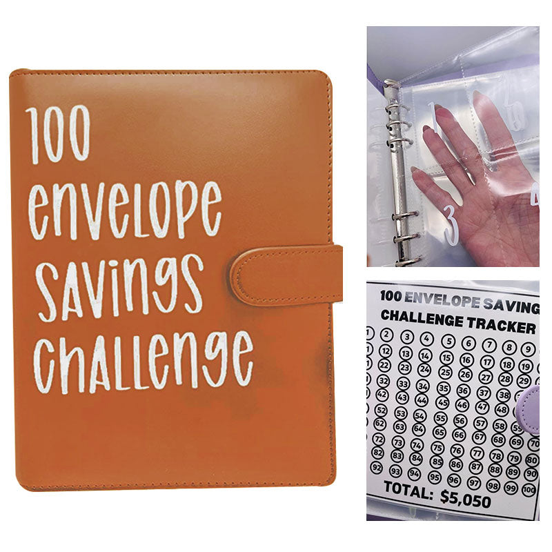 100 Envelope Savings Challenge Binder