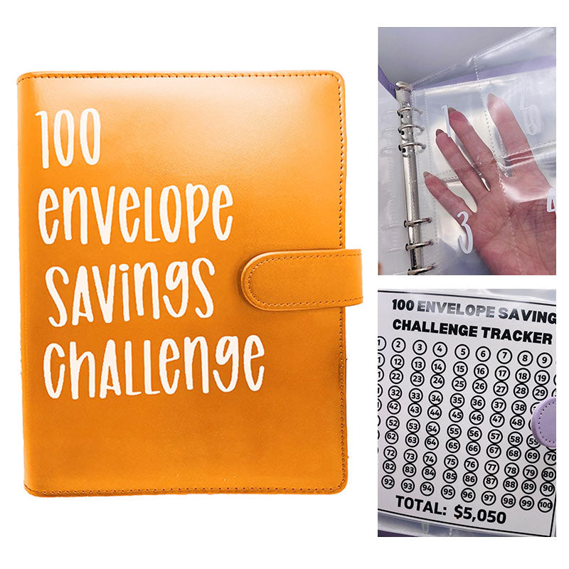 100 Envelope Savings Challenge Binder