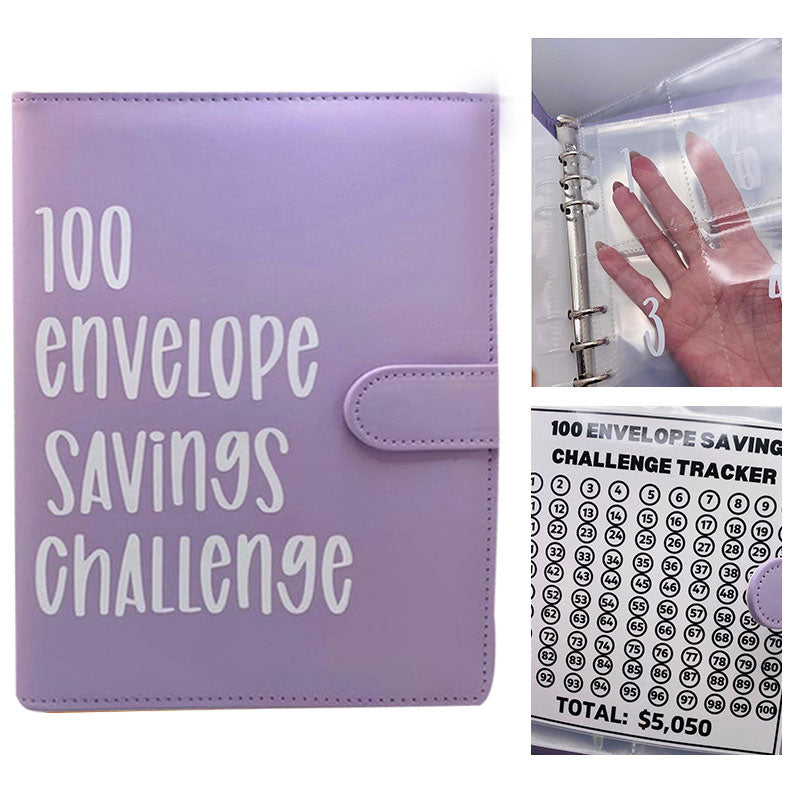 100 Envelope Savings Challenge Binder