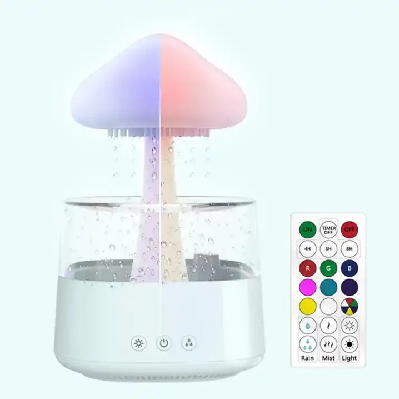 Mushroom Rain Cloud Humidifier And Diffuser