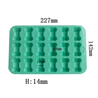 18-Slot Dog Bone Mold Tray