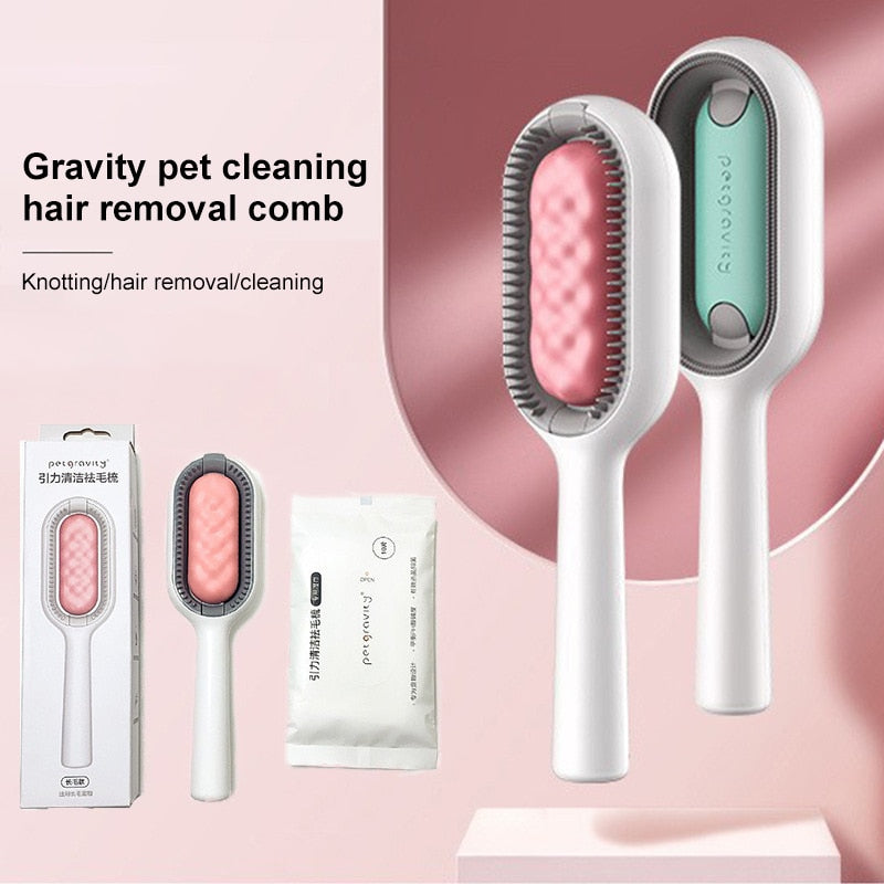 Pet Hair Removal Brush With Water Tank