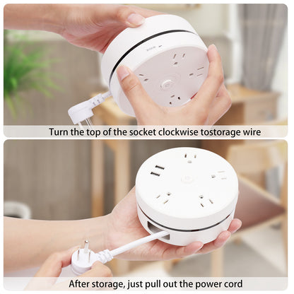 6 in 1 Retractable Power Strip