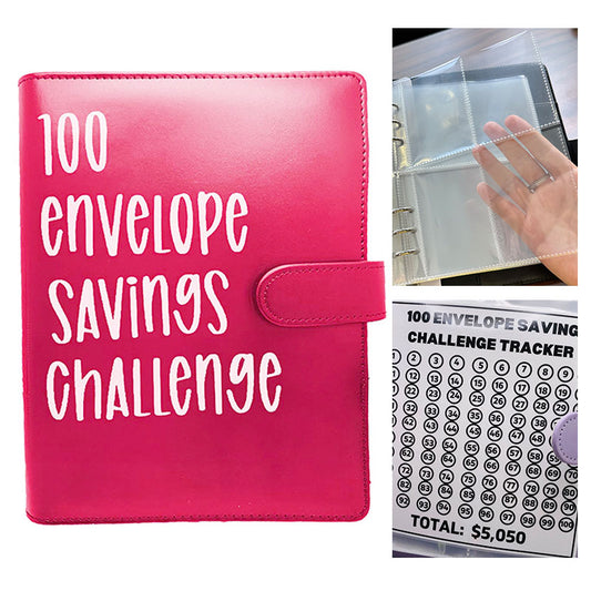 100 Envelope Savings Challenge Binder