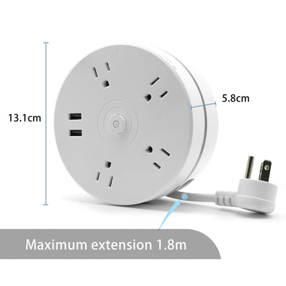 6 in 1 Retractable Power Strip