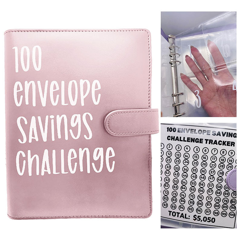 100 Envelope Savings Challenge Binder